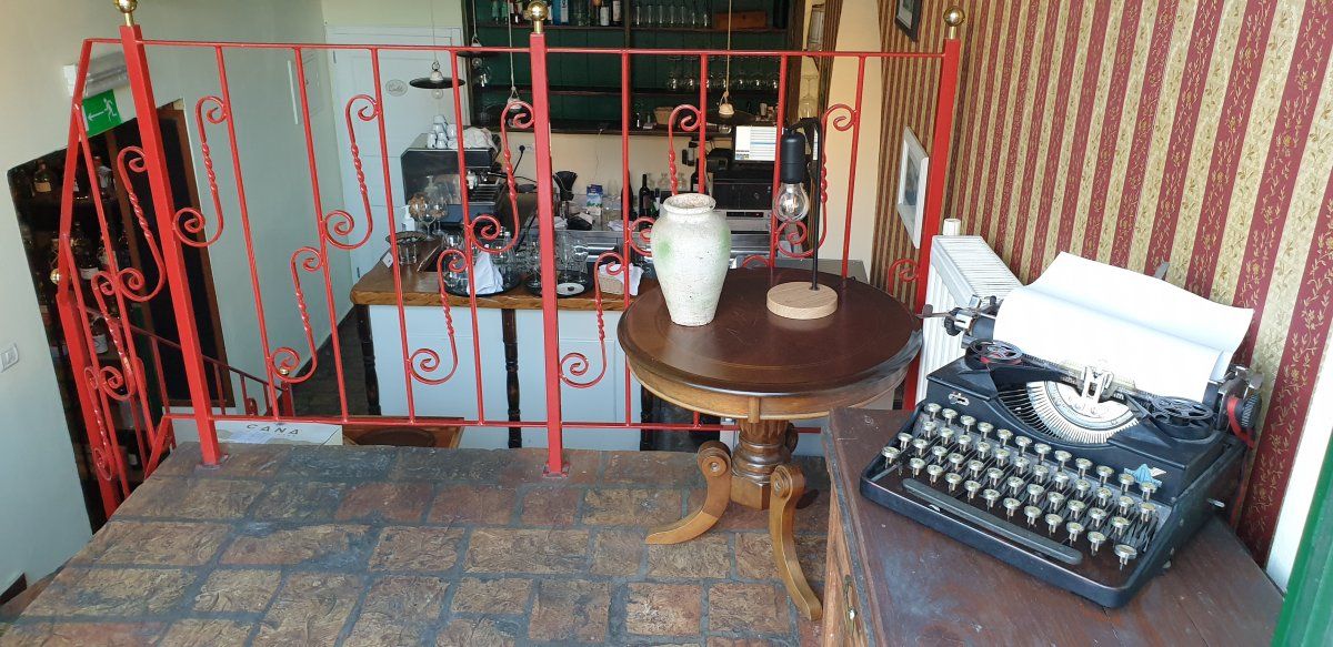 the entrance to the best restaurant in local Postojna, we call it 