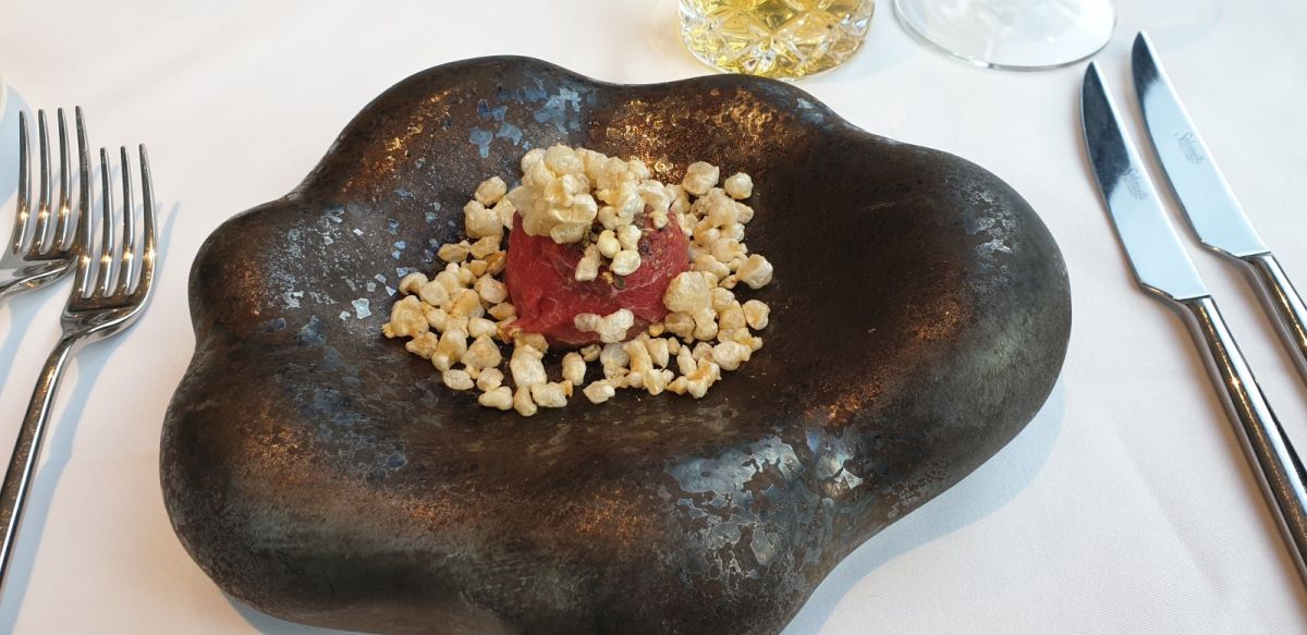 a starter on the menu at Debeluhs in the litlte known town of Brezice..