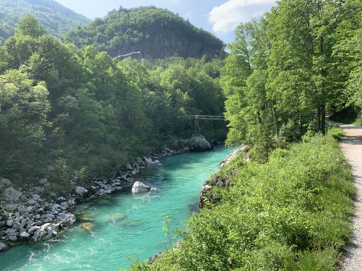 the ubermagnificant Soca river.. the ubermagnificant Soca river..