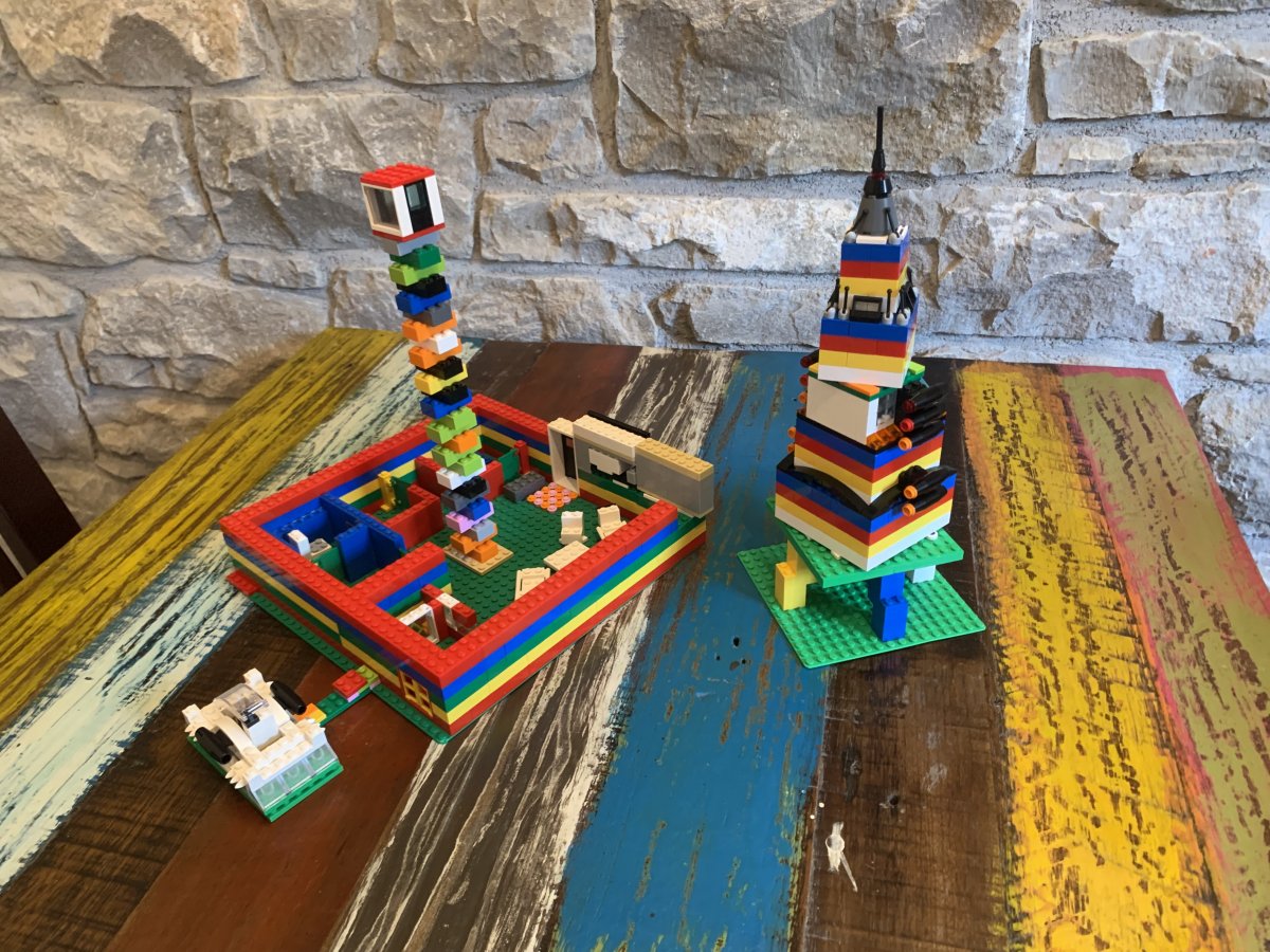 We are always amazed at the lego sculptures our younger guests make..