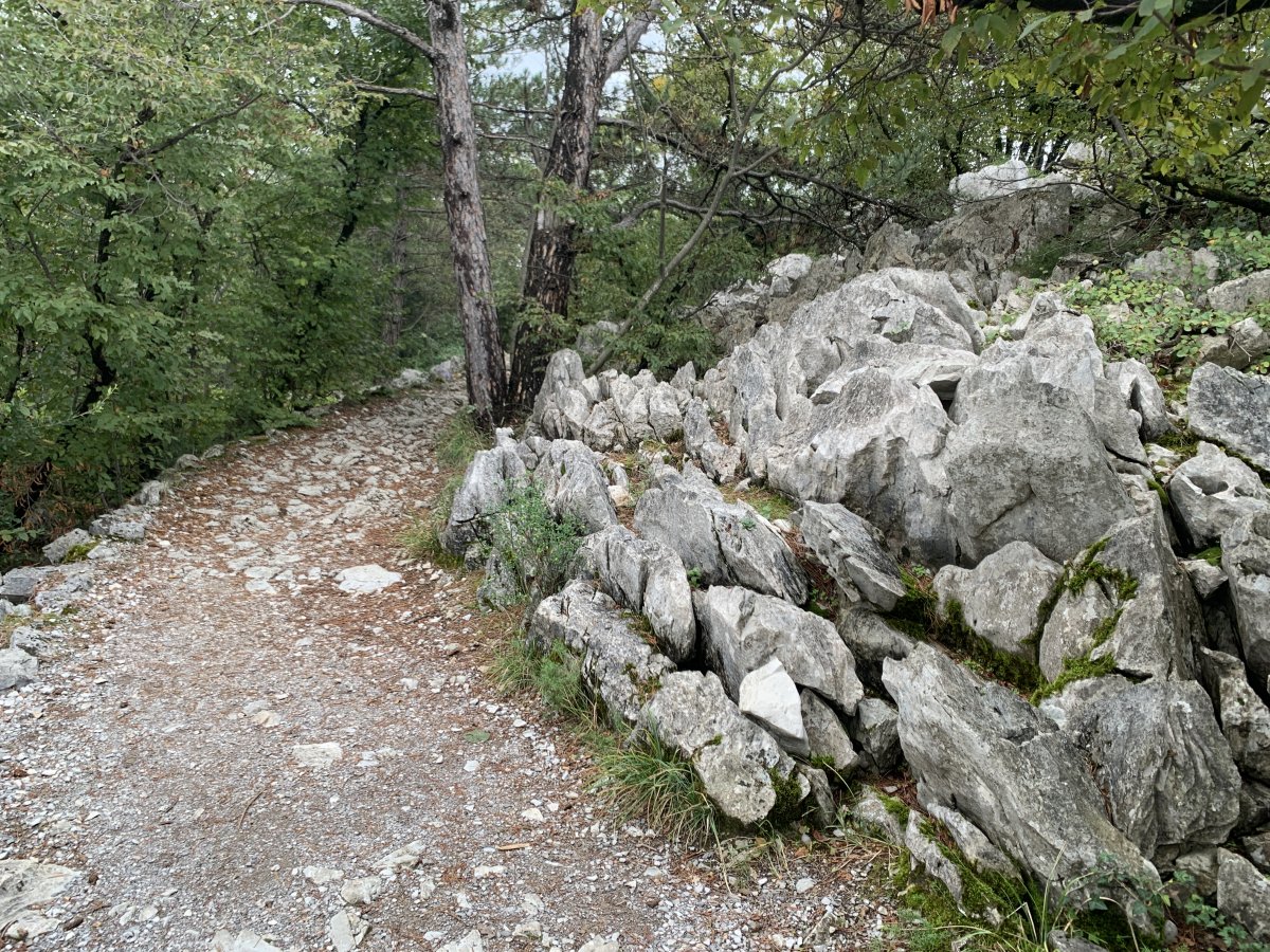 Parts of the path are like an art gallery for rocks.. Parts of the path are like an art gallery for rocks..