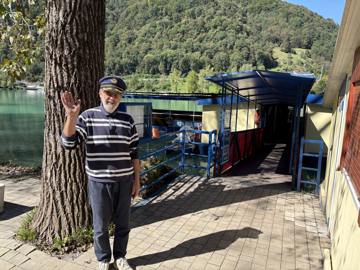 Captain Dejan should be given a medal of honour for tourism services to Green Slovenia.. Captain Dejan should be given a medal of honour for tourism services to Green Slovenia..