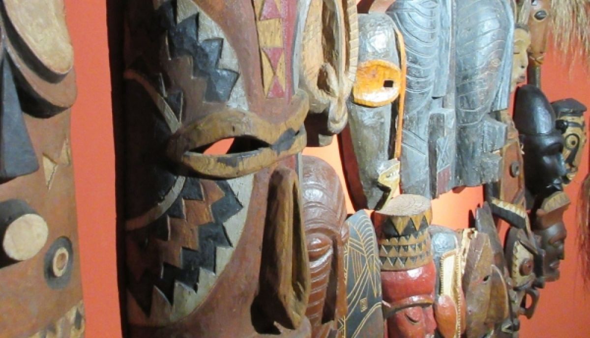 Castle museum with African Pigmy masks!
