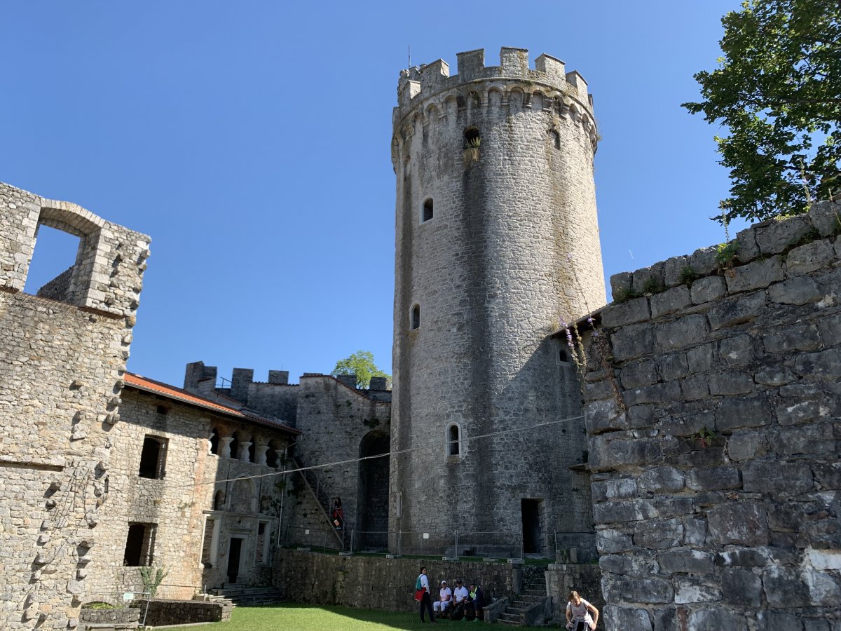 Climb up the largest castle tower in Slovenia at Rihemberk castle, with views over the Vipava valley and Goricia BRDA wine regions.. Climb up the largest castle tower in Slovenia at Rihemberk castle, with views over the Vipava valley and Goricia BRDA wine regions..