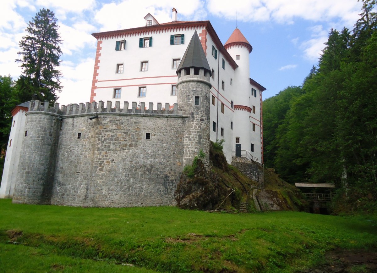 be sure to walk all around Sneznik Castle.. be sure to walk all around Sneznik Castle..