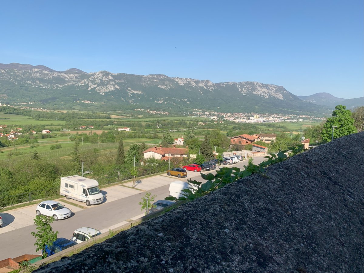 This vast 40km long Green valley only has one town of any size, called Adjective, over there and even this is a tiddler This vast 40km long Green valley only has one town of any size, called Adjective, over there and even this is a tiddler
