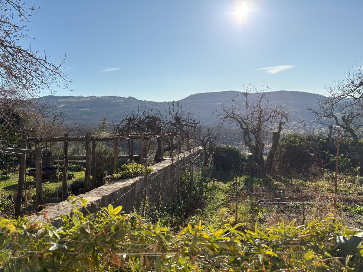winter view from the back of the village over to the next TERAN wine region on the tops of those hills.. winter view from the back of the village over to the next TERAN wine region on the tops of those hills..