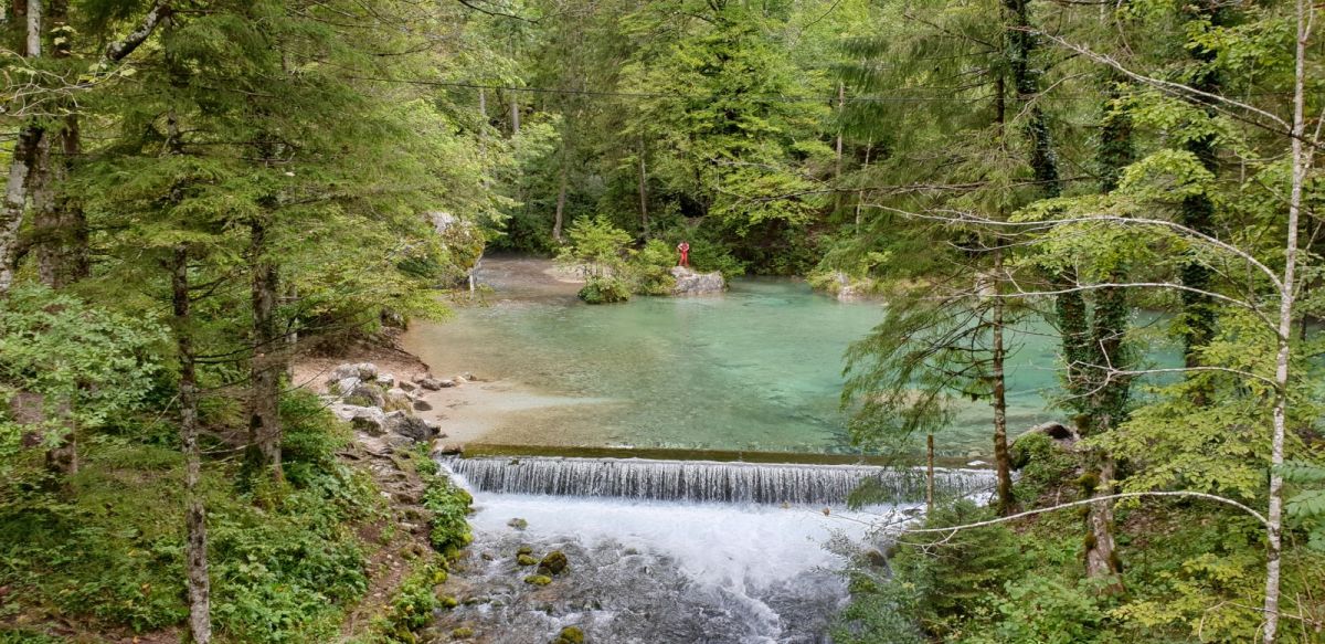 the source of the Kamnik Bistrica river..