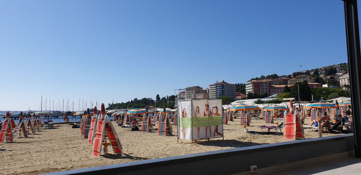 the seaside at Portoroz..