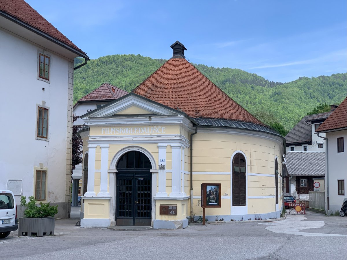 This cute building is Idrija cinema..