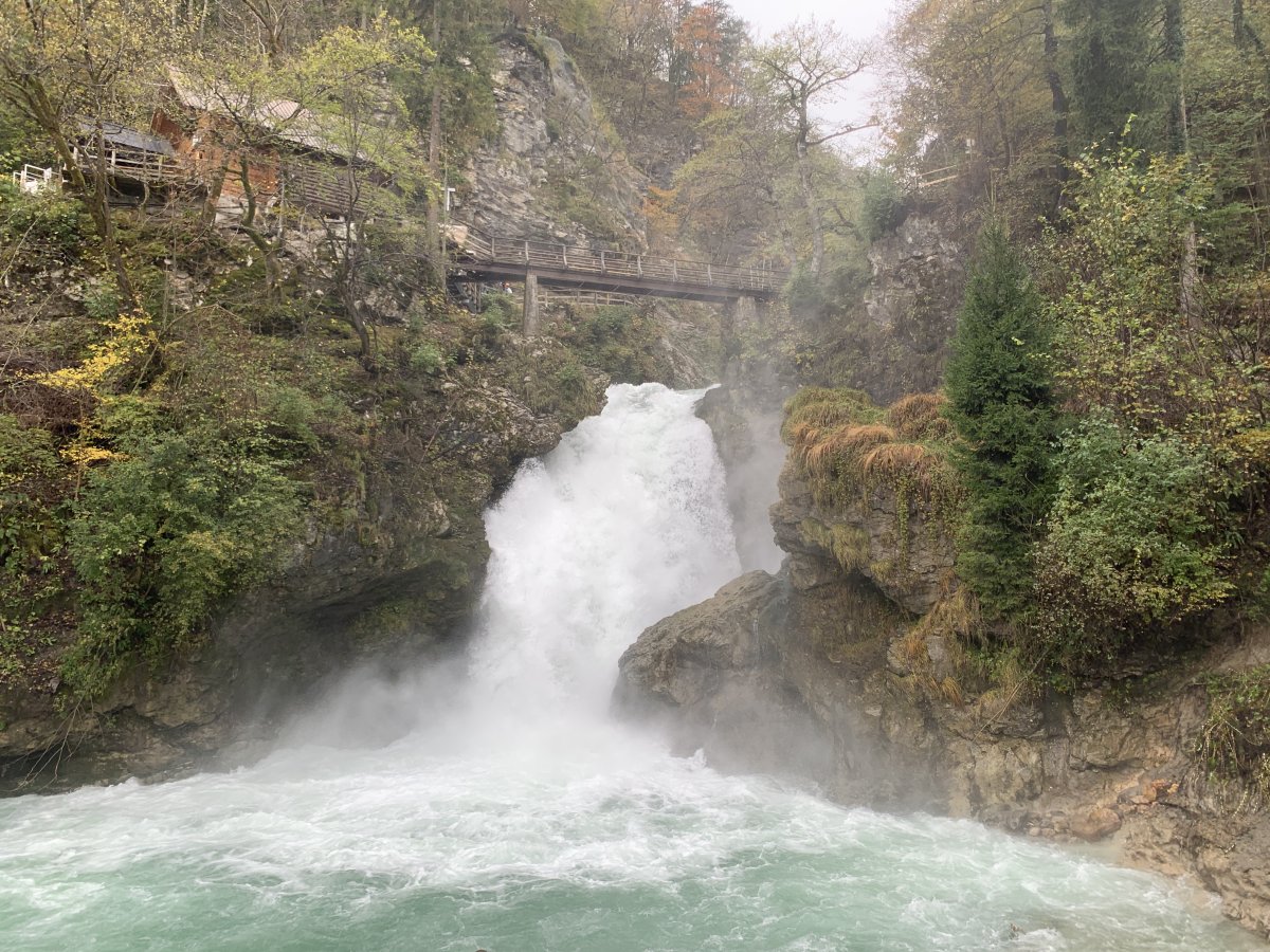 We have a TIKTOK video of this on GREENSLOVENIAMONKEY if you want to really hear and feel the powerr of this water leaving the gorge..