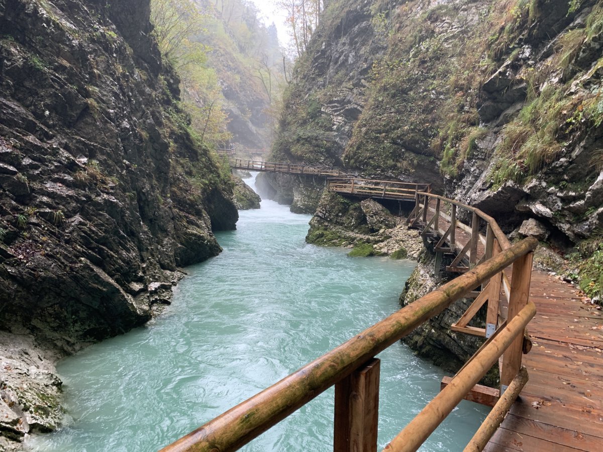 This gorge is excellent to show how water can slice through rock over millions of years..