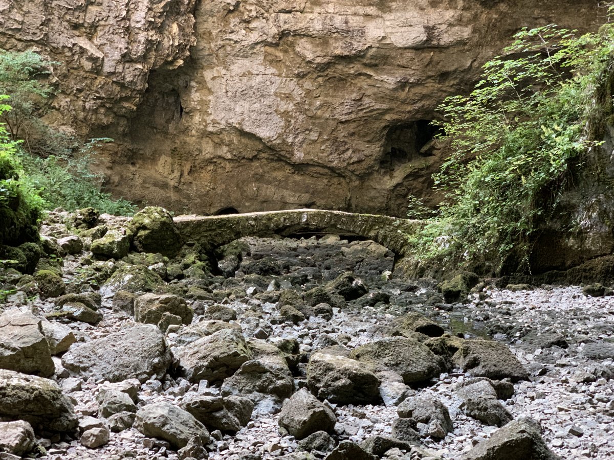the only man made thing here is this stunning bridge, merging beautifully with Karst nature.. the only man made thing here is this stunning bridge, merging beautifully with Karst nature..