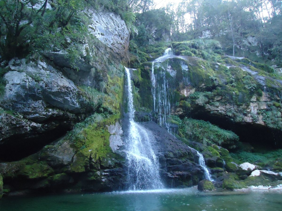 Virje waterfalls