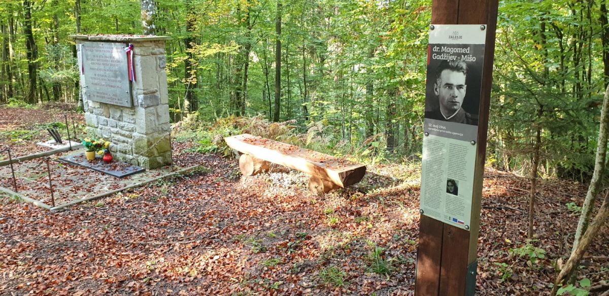 there is a memorial and info board so you know you have reached the secret hospital.. there is a memorial and info board so you know you have reached the secret hospital..