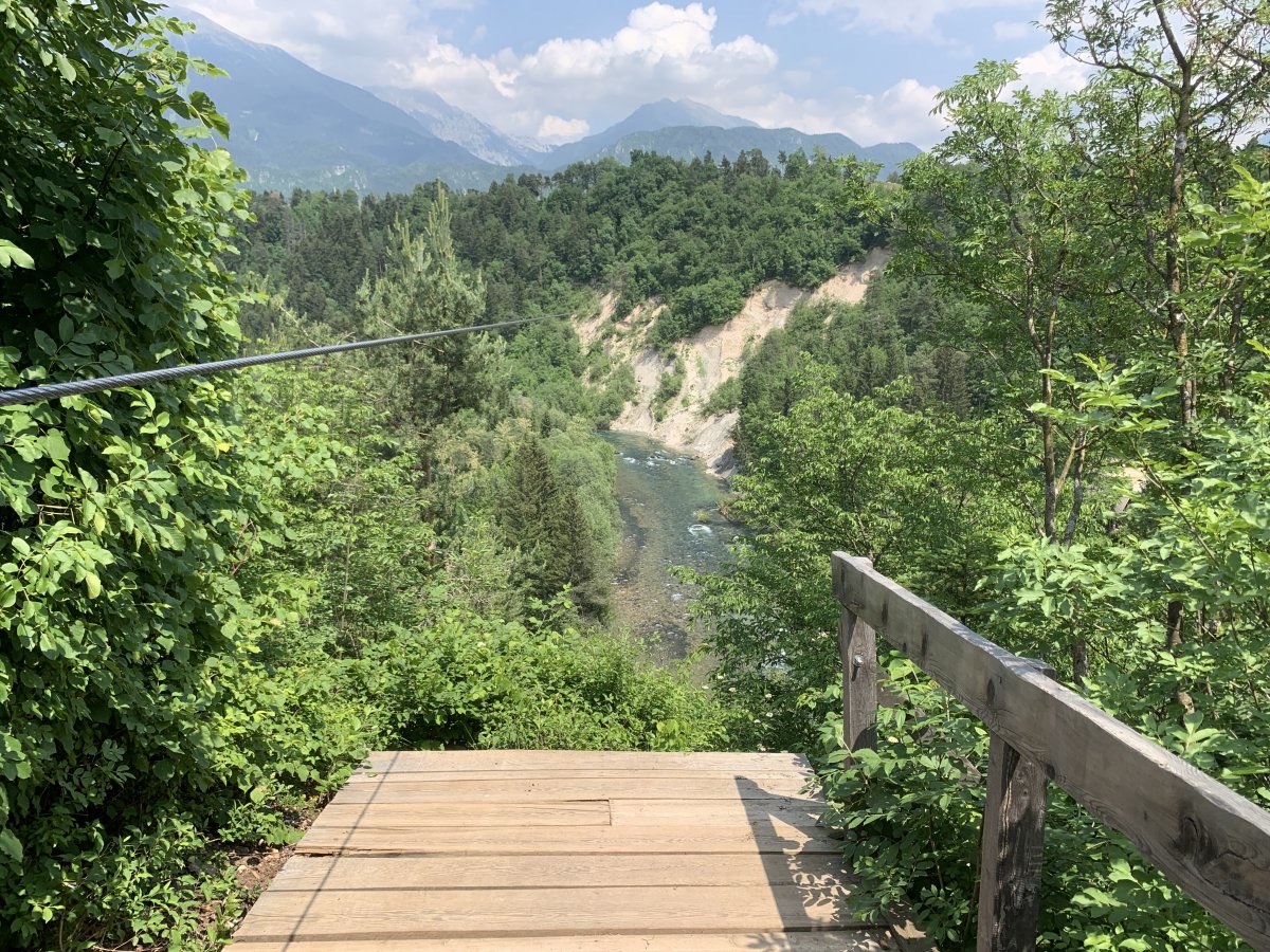 you really do cross this stunning river 6 times..