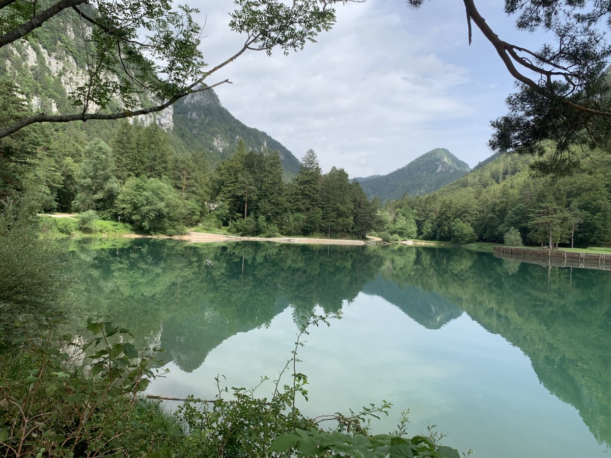 this is NOT lake Bled, it is Zavrsnica lake, just over 10km from Bled..