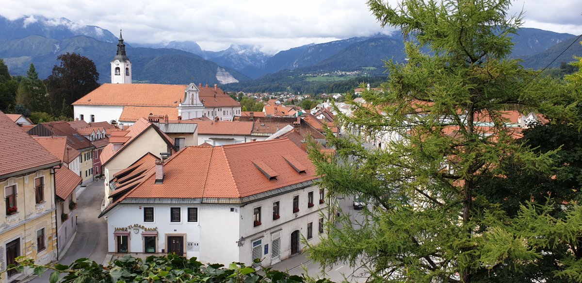 Kamnik.. river, castle, churches, olde town.. picture book Green Slovenia..