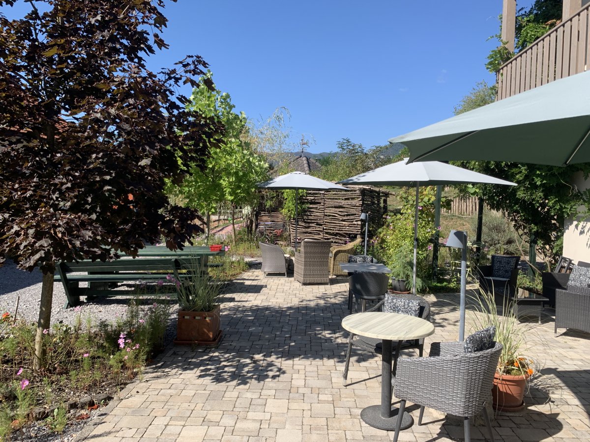 Plenty of outdoor space for a nice sit down and a cup of tea after your hike.. Plenty of outdoor space for a nice sit down and a cup of tea after your hike..