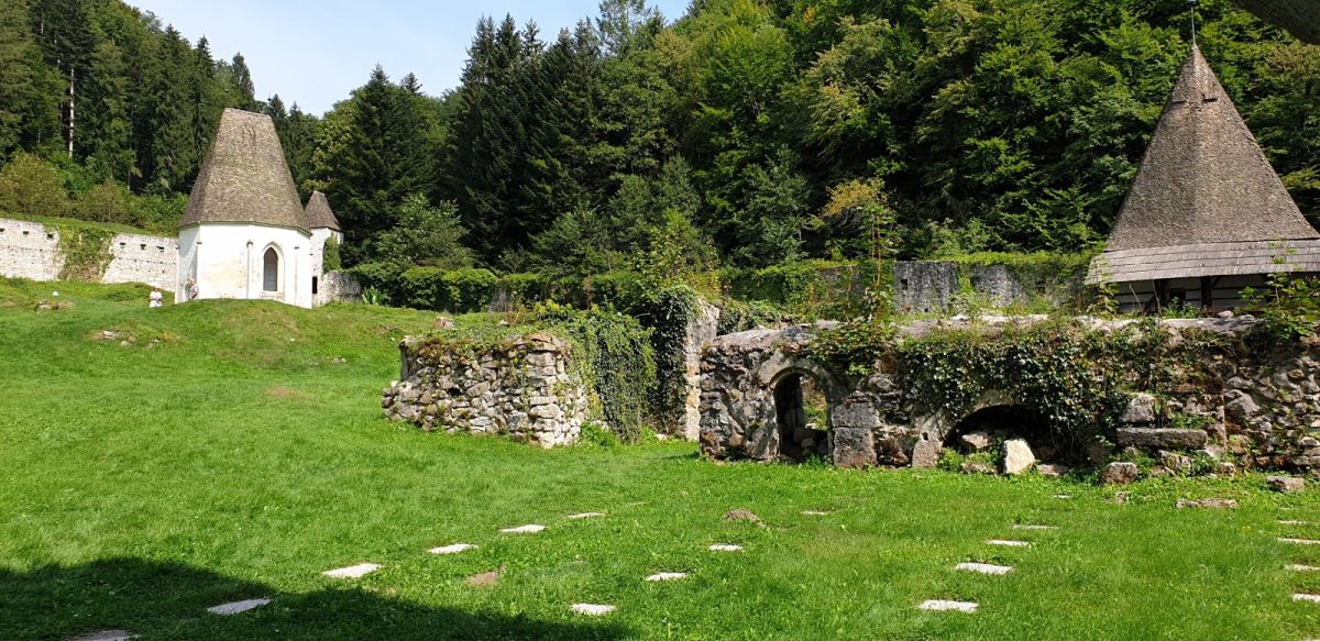 most of the monks lived in stone cell blocks higher up the hill where there is just grass now and observed total silence.. most of the monks lived in stone cell blocks higher up the hill where there is just grass now and observed total silence..