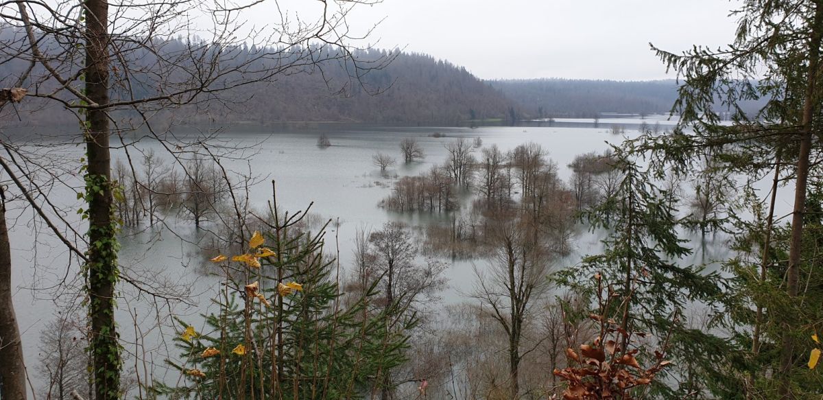 the Planina disappearing lake has appeared, it stretches for kilometres.. the Planina disappearing lake has appeared, it stretches for kilometres..