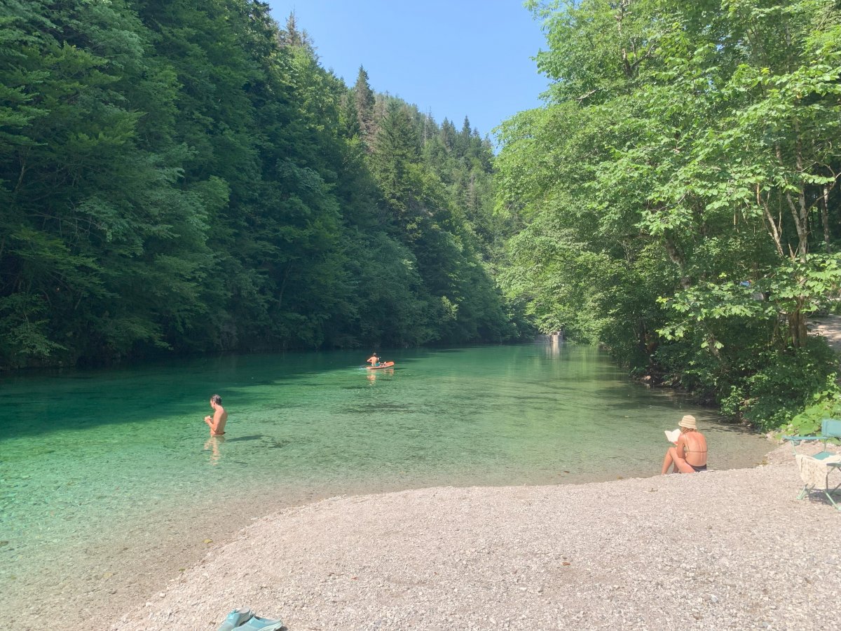 Lots of little white beaches dotted along one of the most beautiful rivers in Slovenia, therefore Europe.. Lots of little white beaches dotted along one of the most beautiful rivers in Slovenia, therefore Europe..