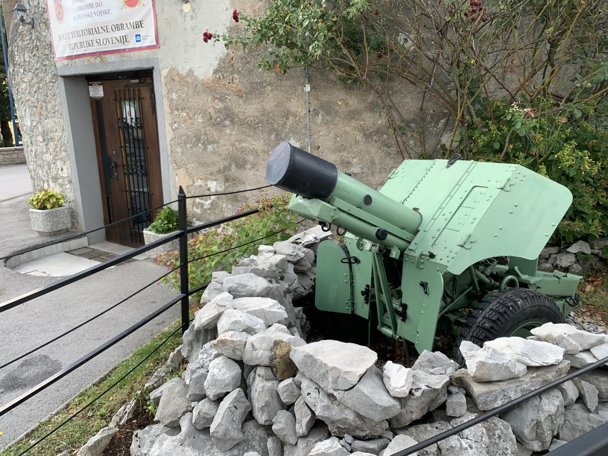 outside the military museum tower in Lokev.. outside the military museum tower in Lokev..