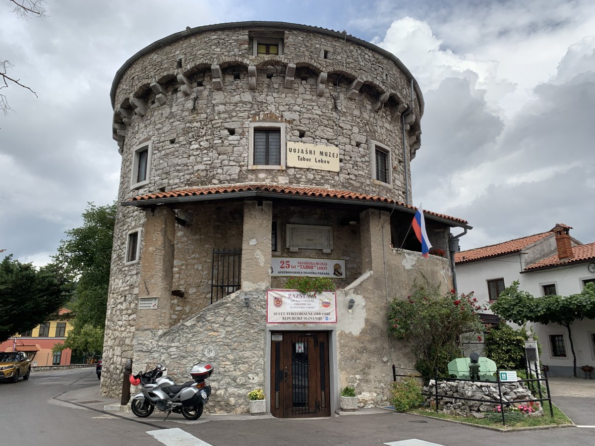 the museum is in the best preserved tower of several that were joined to protect Lokev in Medieval times.. the museum is in the best preserved tower of several that were joined to protect Lokev in Medieval times..