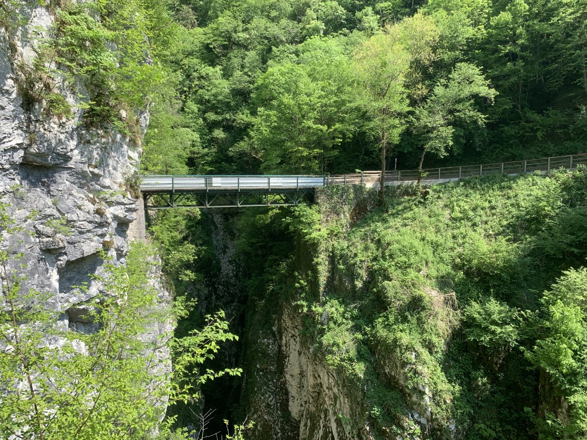 it is scary enough walking across the Devil's bridge, but can you believe cars go over this too! it is scary enough walking across the Devil's bridge, but can you believe cars go over this too!