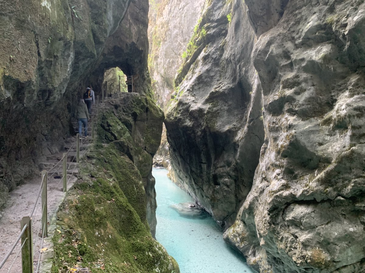 sensational approach to Tolmin Gorge.. sensational approach to Tolmin Gorge..