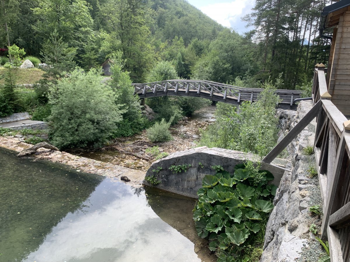 hiking path on the other side of the river.. hiking path on the other side of the river..