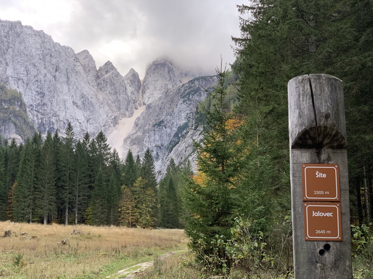 Mt Jalovec was cloud topped today, but is one of the most beautiful mountains in Slovenia.. Mt Jalovec was cloud topped today, but is one of the most beautiful mountains in Slovenia..