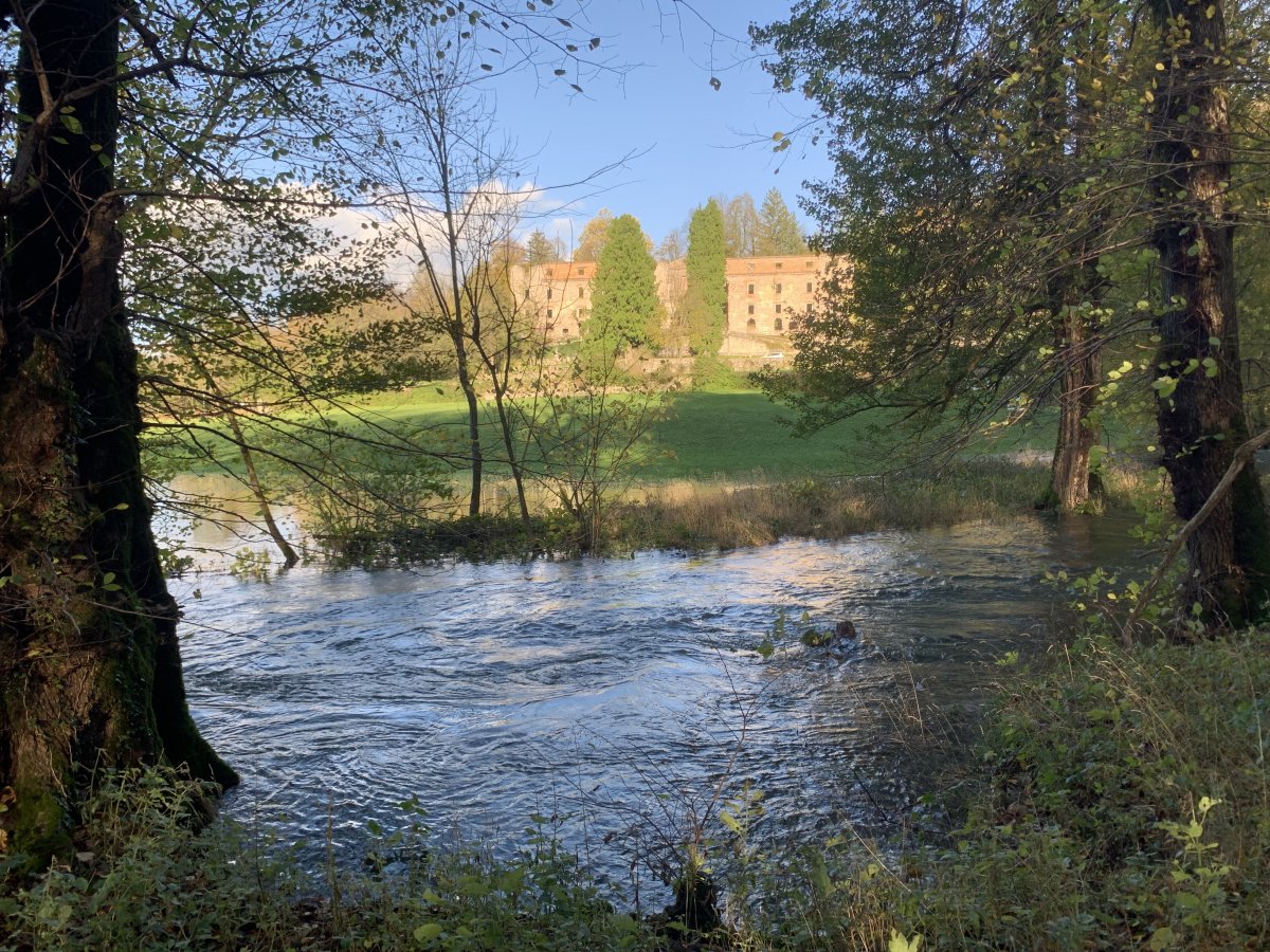 Haasberg castle ruin was also built to survive the lake, but didn't survive the lunacy of war.. Haasberg castle ruin was also built to survive the lake, but didn't survive the lunacy of war..