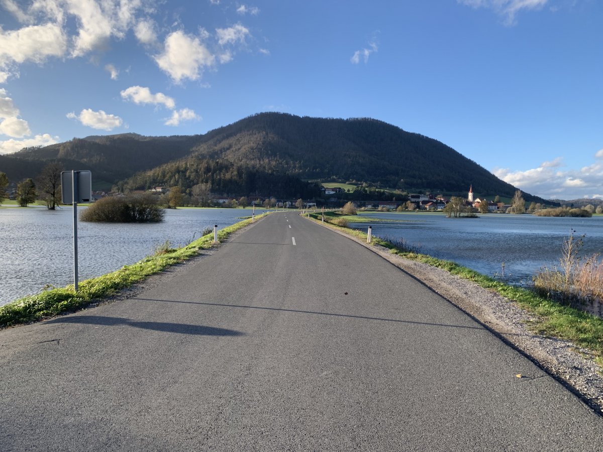 it is just so cool biking or driving across a disappearing lake.. it is just so cool biking or driving across a disappearing lake..
