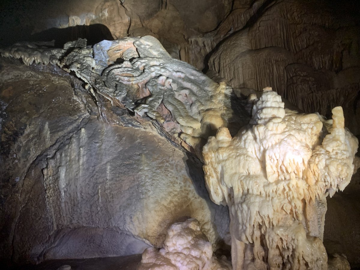 this huge dripstone is called the octopus..