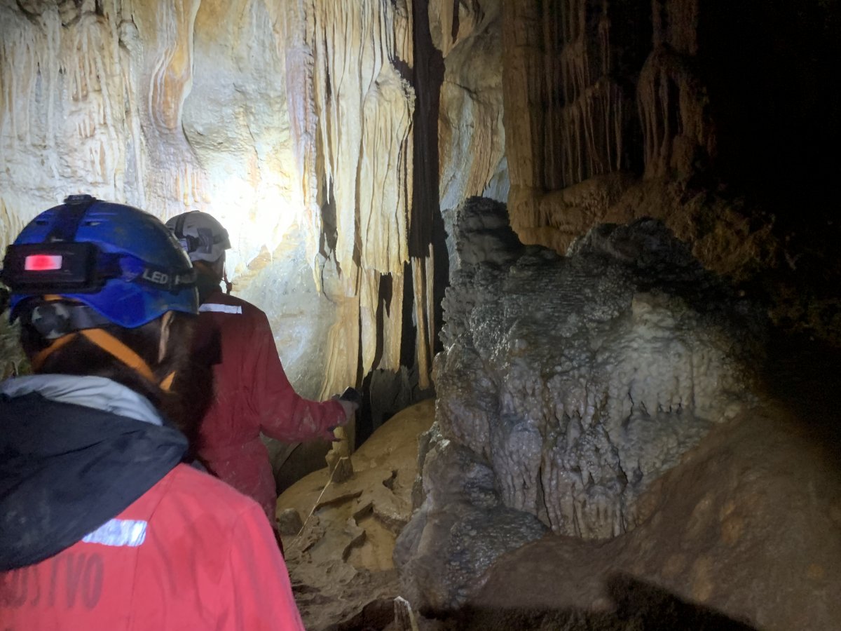 fantastic chamber of wonders at the end of the cave..