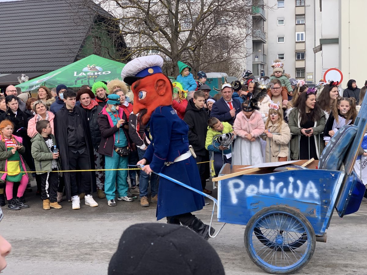 the Feds are in town in Cerknica..