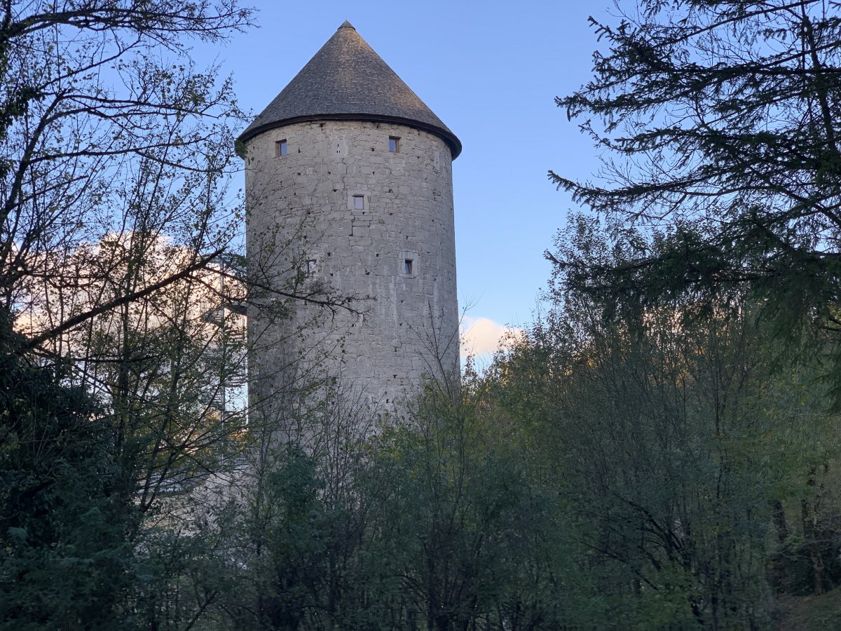 Can you see Rapunzel waving from one of those windows..