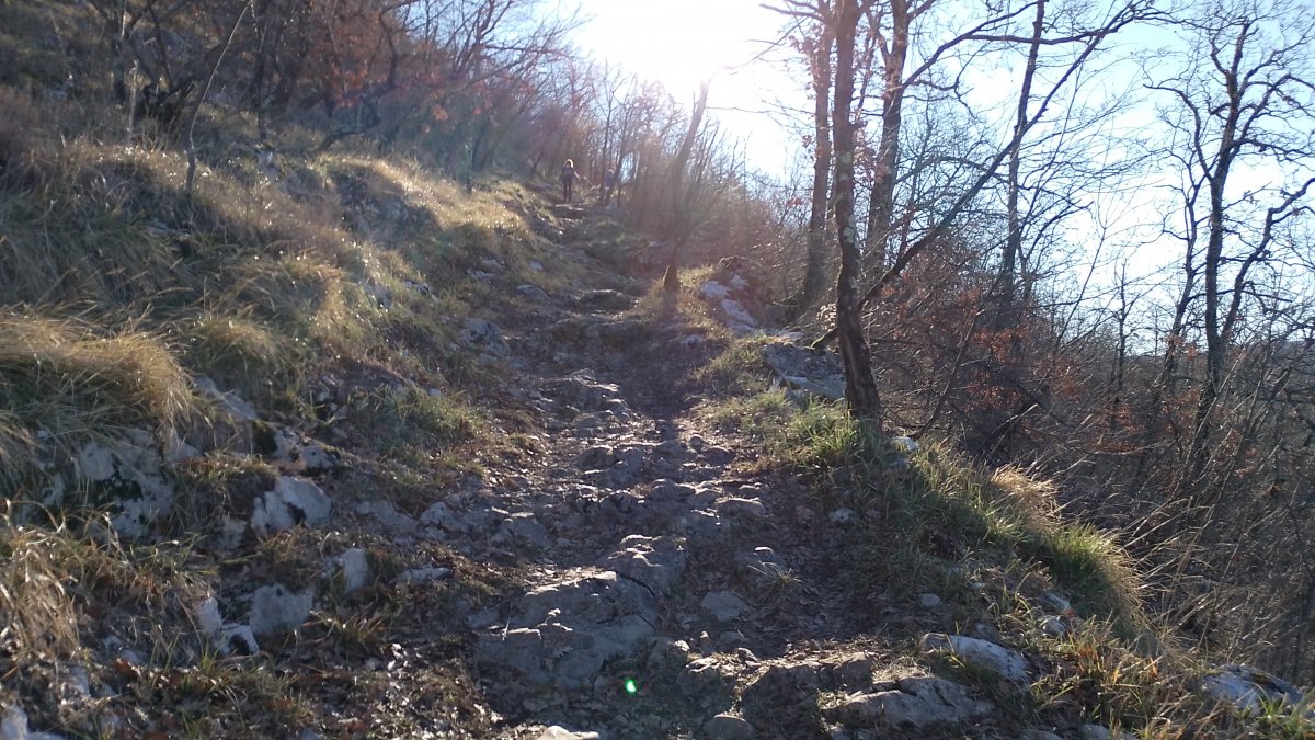 It is never a dangerous hike, but plenty of natural Karst stone rock steps.. It is never a dangerous hike, but plenty of natural Karst stone rock steps..