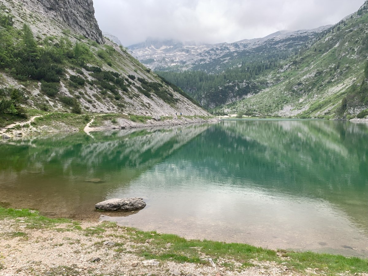 A pristine, protected lake on the top of a mountain.. this is NOT Lake Bled either.. A pristine, protected lake on the top of a mountain.. this is NOT Lake Bled either..
