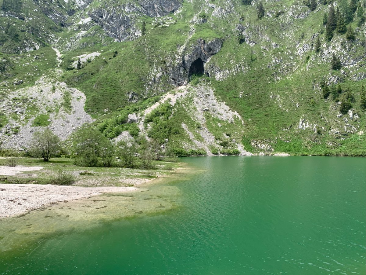 there are caves everywhere in Green Slovenia, even up the top of a mountain.. there are caves everywhere in Green Slovenia, even up the top of a mountain..