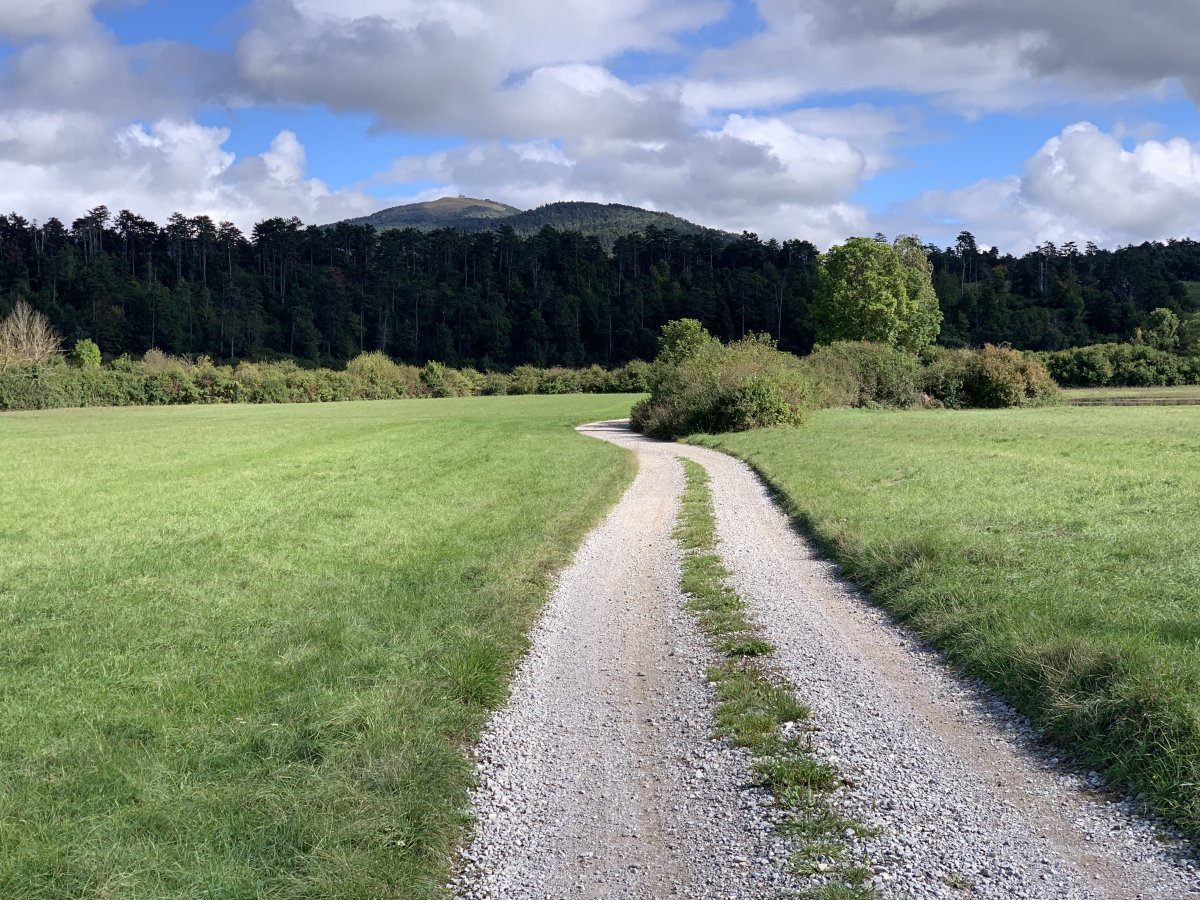 the tiny dot on the hill is the Church of the Holy Trinity, which overlooks the 17 lakes.. the tiny dot on the hill is the Church of the Holy Trinity, which overlooks the 17 lakes..