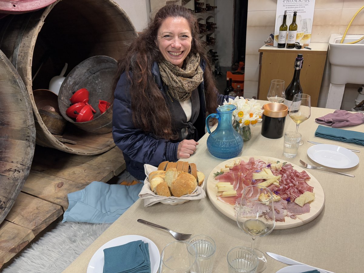 Katrin is a wonderful hostess, full of stories and information paired with great wines & local Tapas.. Katrin is a wonderful hostess, full of stories and information paired with great wines & local Tapas..