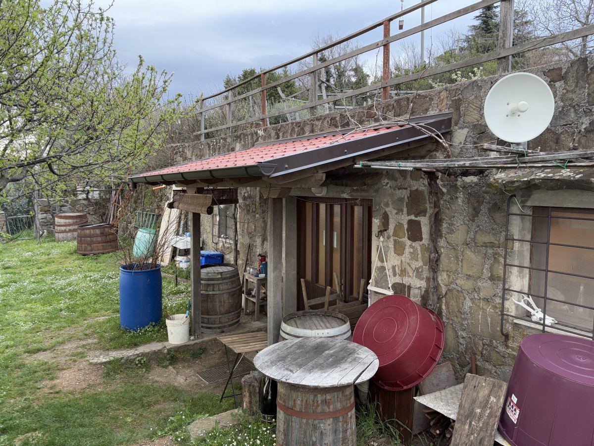 This wonderful wine cellar sits on the edge of the highest cliffs in the Mediterrranean above Trieste.. This wonderful wine cellar sits on the edge of the highest cliffs in the Mediterrranean above Trieste..