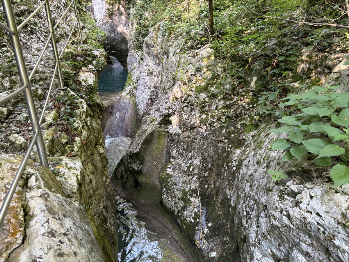 Drive deep into the Brda wine region to finf this stunning gorge.. Drive deep into the Brda wine region to finf this stunning gorge..