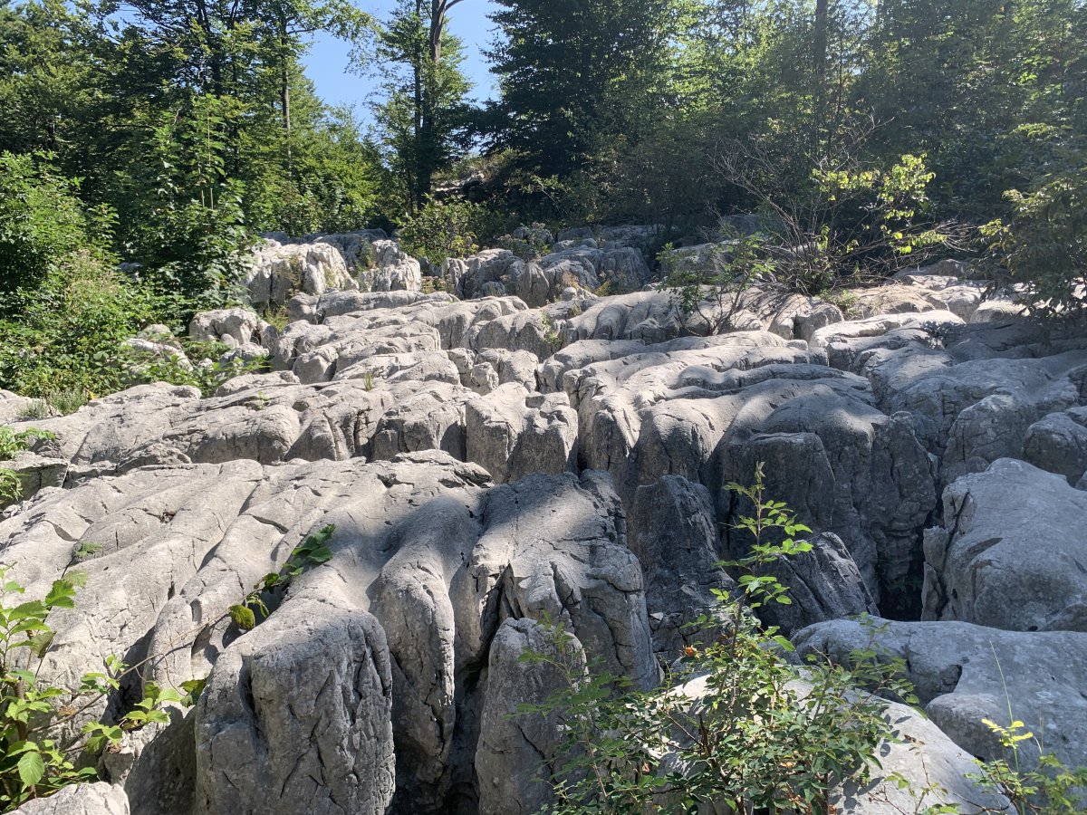 See this epic rock Karst structure on the side of the road en route to the OKNO.. See this epic rock Karst structure on the side of the road en route to the OKNO..