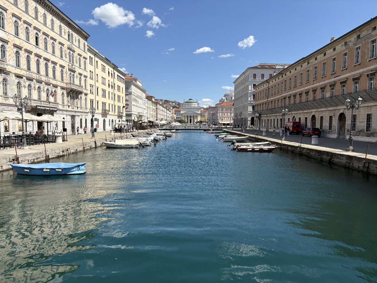 Trieste.. The Grand Canal Trieste.. The Grand Canal