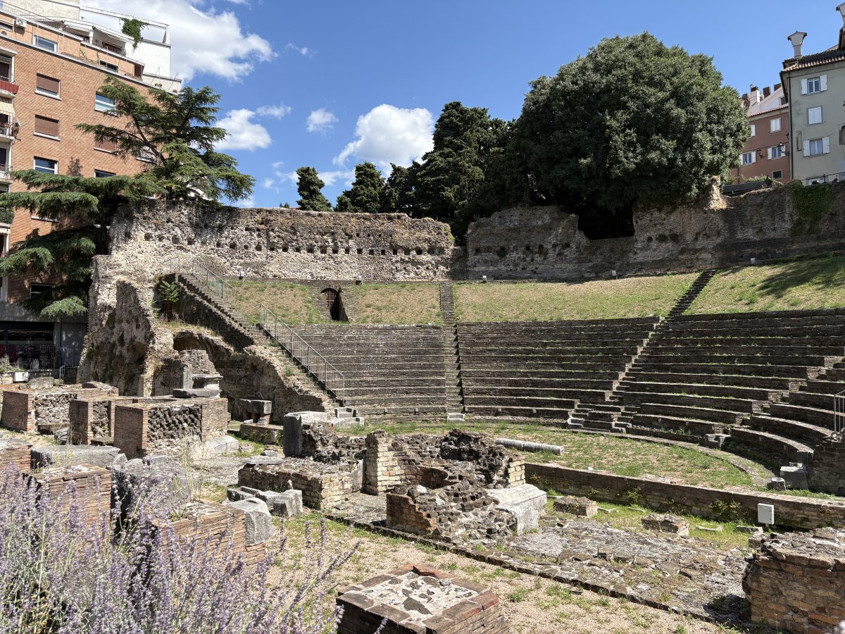 Trieste.. Small Roman ampitheatre.. Trieste.. Small Roman ampitheatre..