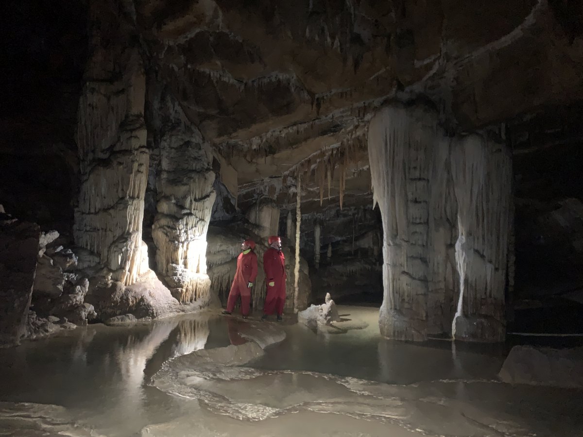 Only 100 lucky people per year will get to see this part of the Krizna Cave.. Only 100 lucky people per year will get to see this part of the Krizna Cave..