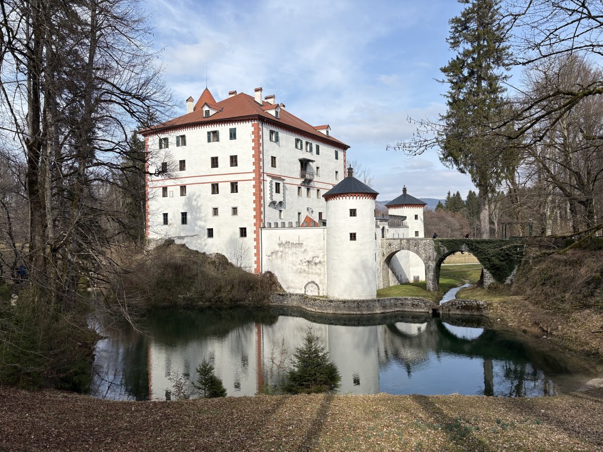 There is no other castle like this one in Green Slovenia, so make sure you get a chance to take this photo too.. There is no other castle like this one in Green Slovenia, so make sure you get a chance to take this photo too..